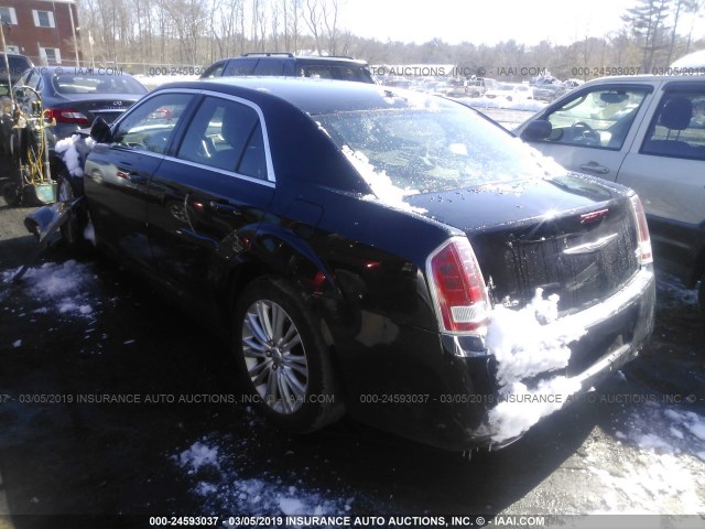 2C3CCARG9EH287985 - 2014 CHRYSLER 300 BLACK photo 3