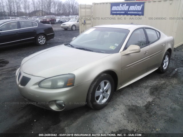 2G2WP522851134336 - 2005 PONTIAC GRAND PRIX GOLD photo 2