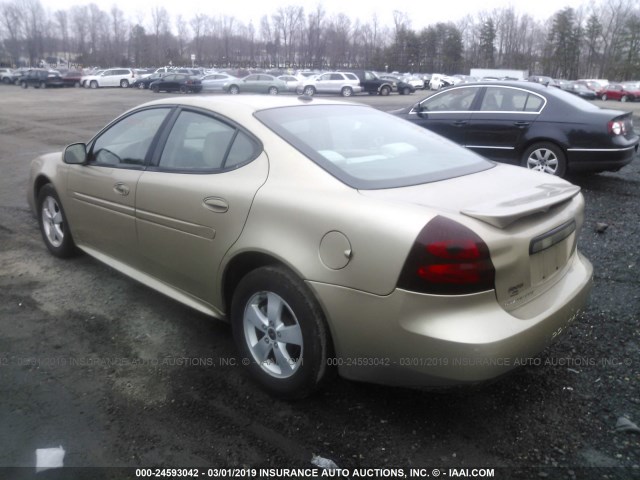 2G2WP522851134336 - 2005 PONTIAC GRAND PRIX GOLD photo 3