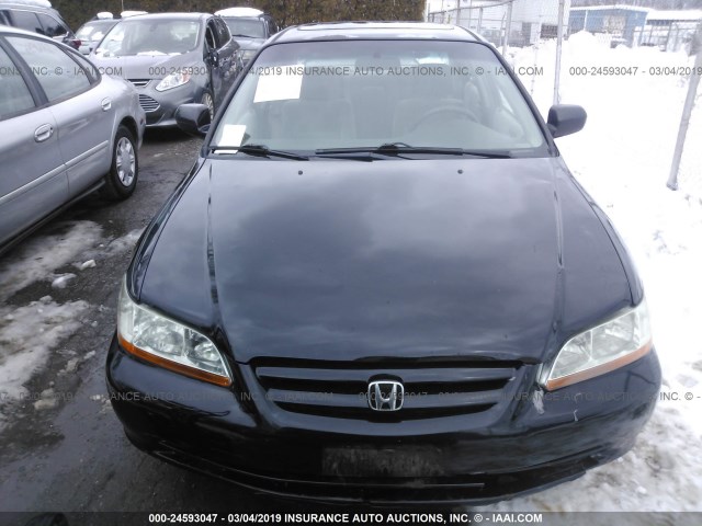 1HGCG66852A170829 - 2002 HONDA ACCORD EX/SE BLACK photo 6