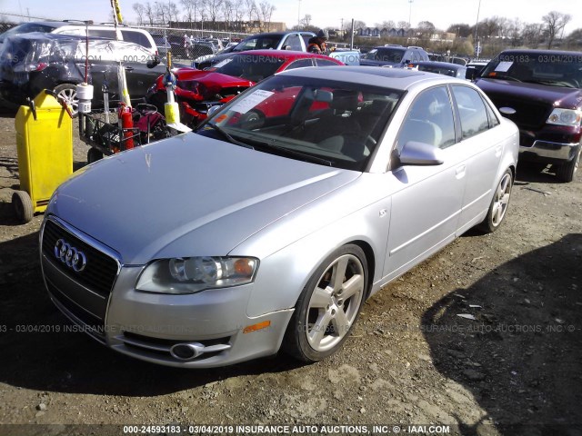 WAUAF78EX5A528509 - 2005 AUDI A4 2.0T SILVER photo 2