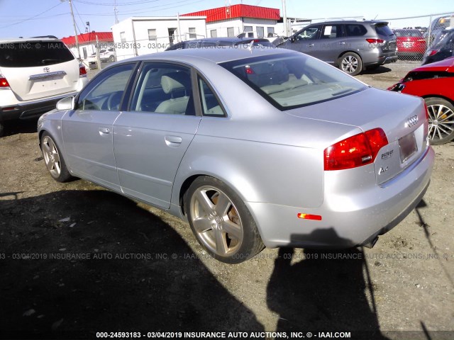 WAUAF78EX5A528509 - 2005 AUDI A4 2.0T SILVER photo 3