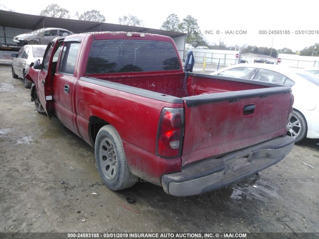 2GCEC13T951126927 - 2005 CHEVROLET SILVERADO C1500 RED photo 3