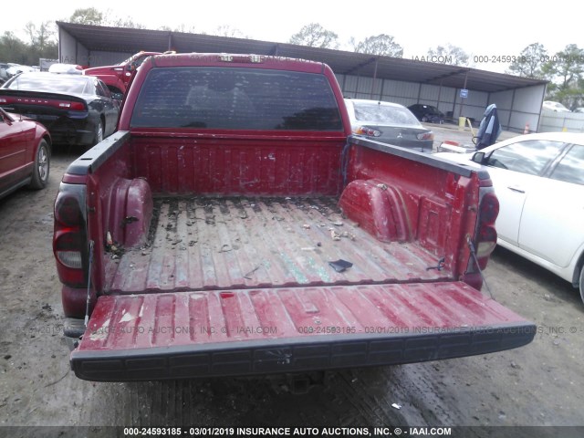 2GCEC13T951126927 - 2005 CHEVROLET SILVERADO C1500 RED photo 8