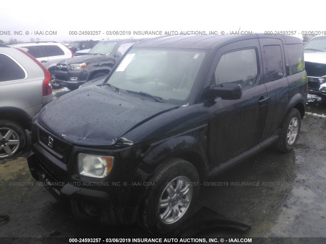 5J6YH17706L005074 - 2006 HONDA ELEMENT EX BLACK photo 2