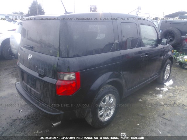 5J6YH17706L005074 - 2006 HONDA ELEMENT EX BLACK photo 4