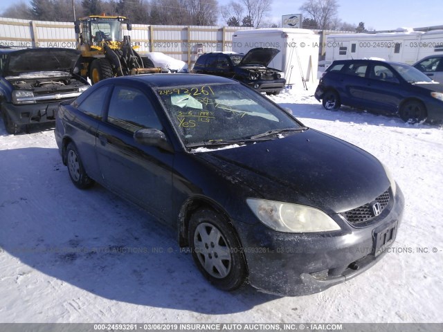 1HGEM22194L065754 - 2004 HONDA CIVIC DX VP Dark Blue photo 1