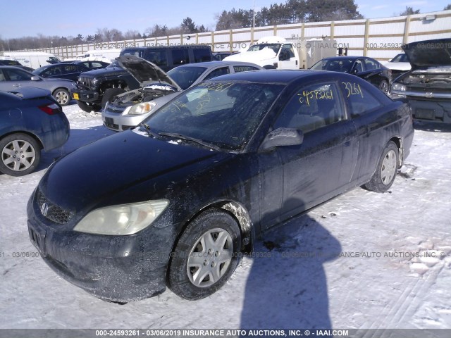 1HGEM22194L065754 - 2004 HONDA CIVIC DX VP Dark Blue photo 2