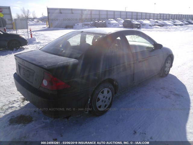 1HGEM22194L065754 - 2004 HONDA CIVIC DX VP Dark Blue photo 4