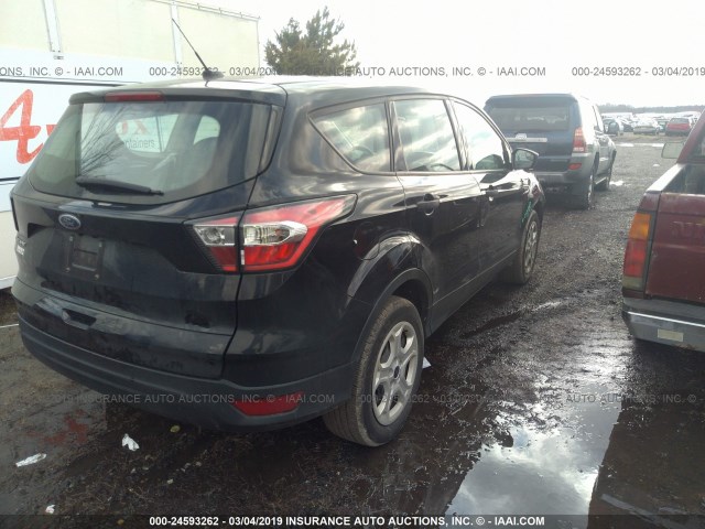 1FMCU0F76HUA76702 - 2017 FORD ESCAPE S BLACK photo 4