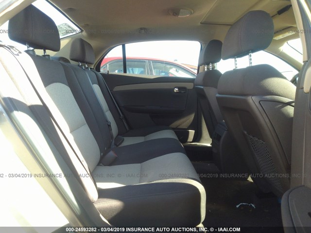 1G1ZG57B28F174144 - 2008 CHEVROLET MALIBU LS BEIGE photo 8