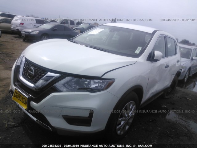 5N1AT2MT6KC718581 - 2019 NISSAN ROGUE WHITE photo 2