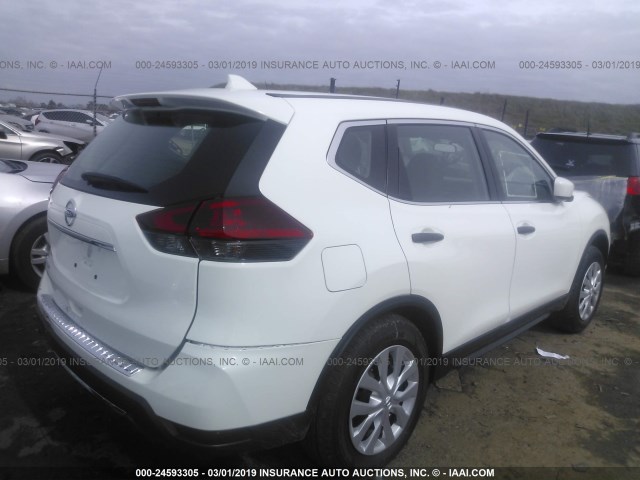 5N1AT2MT6KC718581 - 2019 NISSAN ROGUE WHITE photo 4