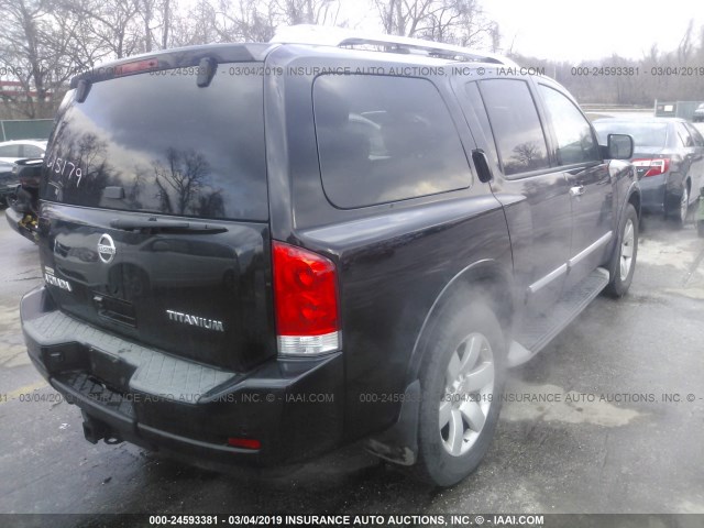 5N1AA0NC9AN615179 - 2010 NISSAN ARMADA SE/TITANIUM/PLATINUM BLACK photo 4