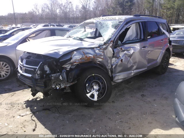 3C4PDCBG2JT530537 - 2018 DODGE JOURNEY SXT GRAY photo 2