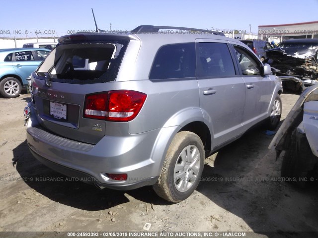 3C4PDCBG2JT530537 - 2018 DODGE JOURNEY SXT GRAY photo 4