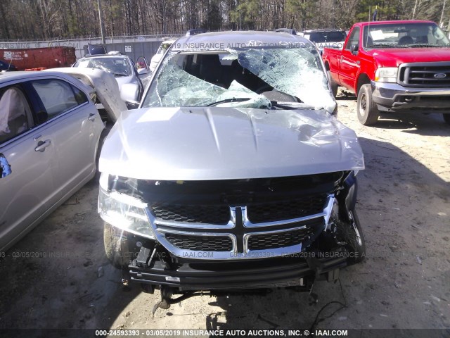 3C4PDCBG2JT530537 - 2018 DODGE JOURNEY SXT GRAY photo 6