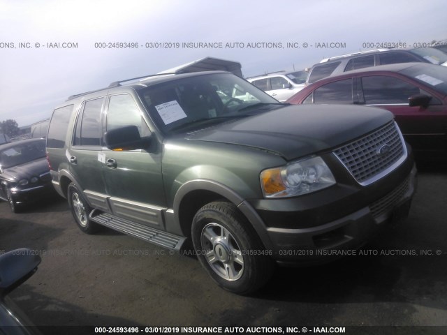 1FMRU17W83LB62663 - 2003 FORD EXPEDITION EDDIE BAUER GREEN photo 1