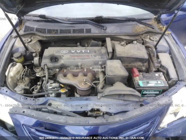 4T4BE46K49R097575 - 2009 TOYOTA CAMRY SE/LE/XLE ლურჯი ფოტო 10