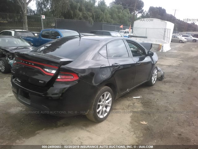 1C3CDFBA0DD317340 - 2013 DODGE DART SXT BLACK photo 4