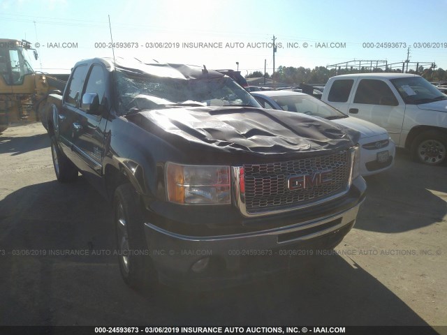 3GTP1VE08CG205356 - 2012 GMC SIERRA C1500 SLE BLACK photo 1