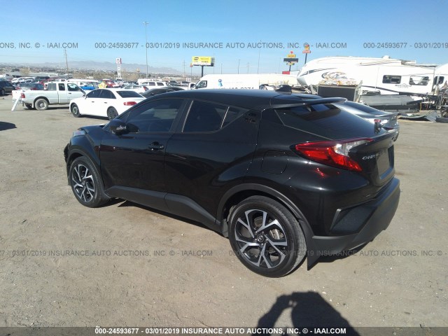 NMTKHMBX4JR031316 - 2018 TOYOTA C-HR XLE/XLE PREMIUM BLACK photo 3