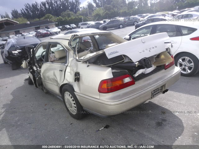 JH4KA7670SC004665 - 1995 ACURA LEGEND LS ოქროსფერი ფოტო 3