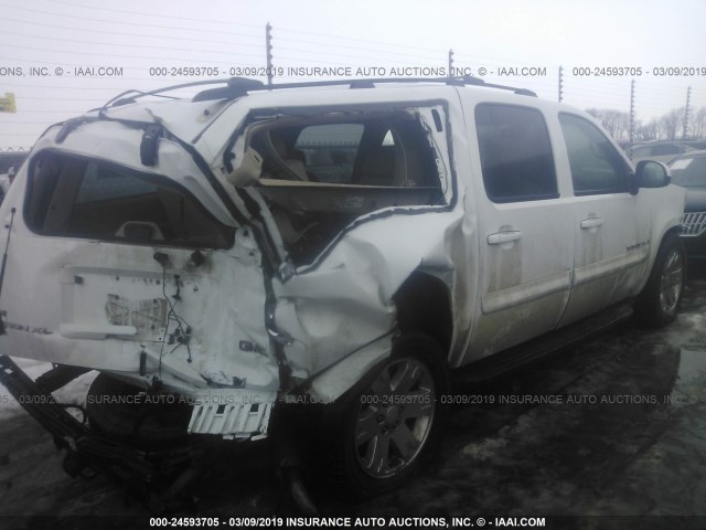 1GKFK36339R197220 - 2009 GMC YUKON XL K1500 SLT WHITE photo 4