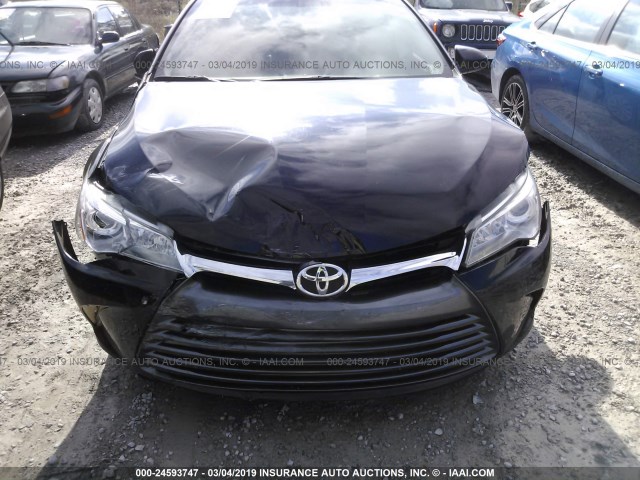 4T4BF1FK3FR468281 - 2015 TOYOTA CAMRY LE/XLE/SE/XSE BLACK photo 6