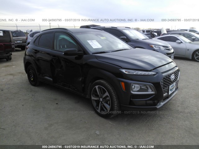 KM8K53A59KU207340 - 2019 HYUNDAI KONA BLACK photo 1