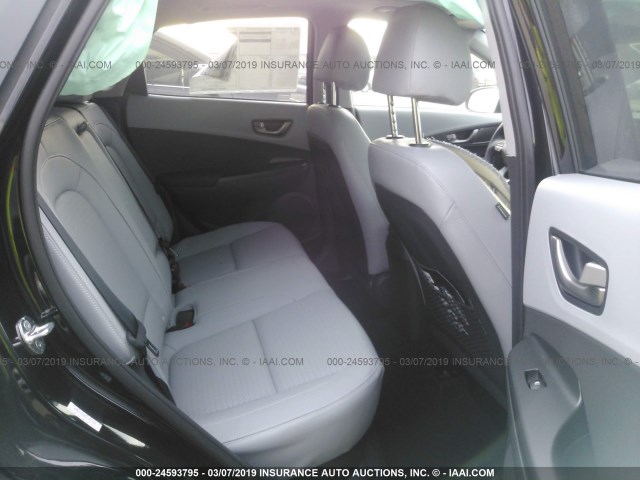 KM8K53A59KU207340 - 2019 HYUNDAI KONA BLACK photo 8