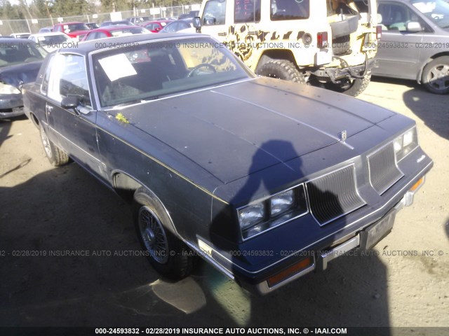 1G3GK47Y6GP339567 - 1986 OLDSMOBILE CUTLASS SALON  BLACK photo 1