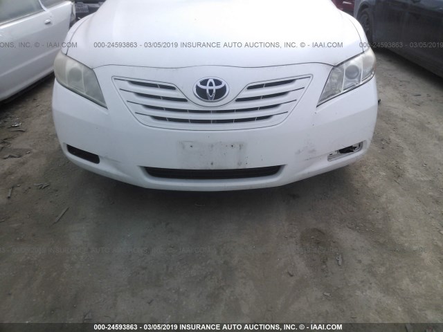 4T1BE46K57U693480 - 2007 TOYOTA CAMRY NEW GENERAT CE/LE/XLE/SE WHITE photo 6