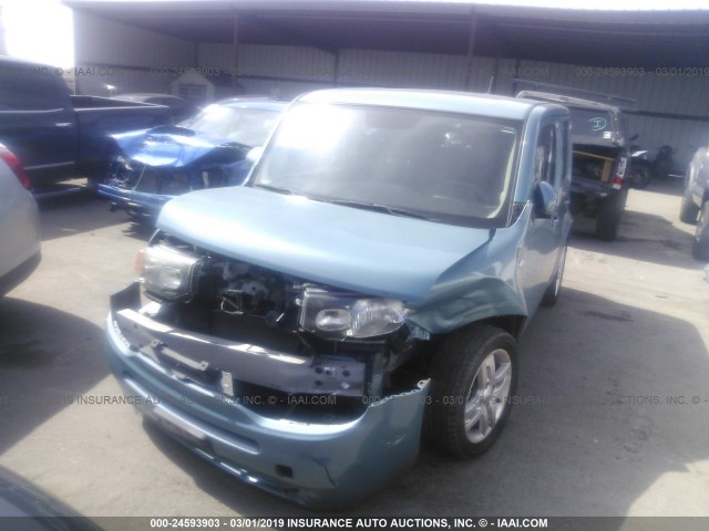 JN8AZ2KR3AT153929 - 2010 NISSAN CUBE S/SL/KROM BLUE photo 2