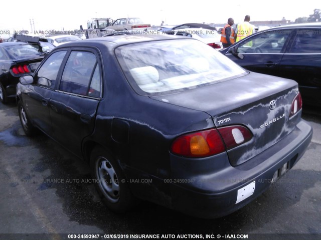 1NXBR12EXXZ226204 - 1999 TOYOTA COROLLA VE/CE/LE 黑色 照片 3