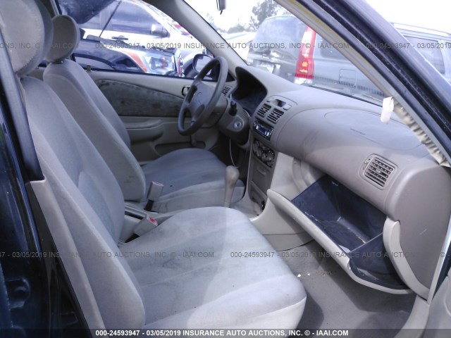 1NXBR12EXXZ226204 - 1999 TOYOTA COROLLA VE/CE/LE 黑色 照片 5