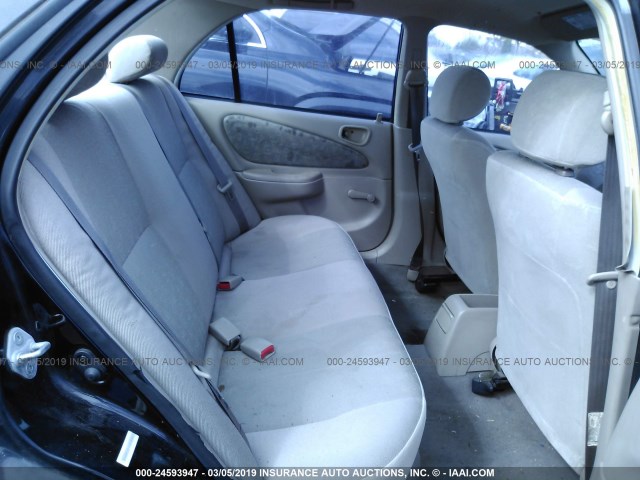 1NXBR12EXXZ226204 - 1999 TOYOTA COROLLA VE/CE/LE 黑色 照片 8