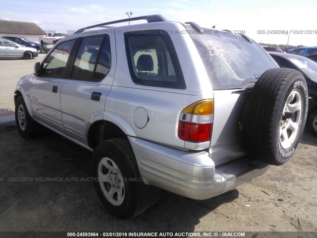 4S6CK58W714411843 - 2001 HONDA PASSPORT EX/LX SILVER photo 3