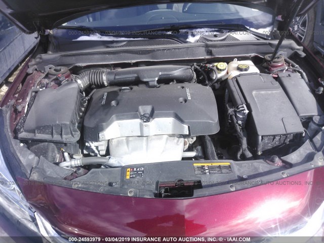1G11C5SL4FF354196 - 2015 CHEVROLET MALIBU 1LT 红色 照片 10
