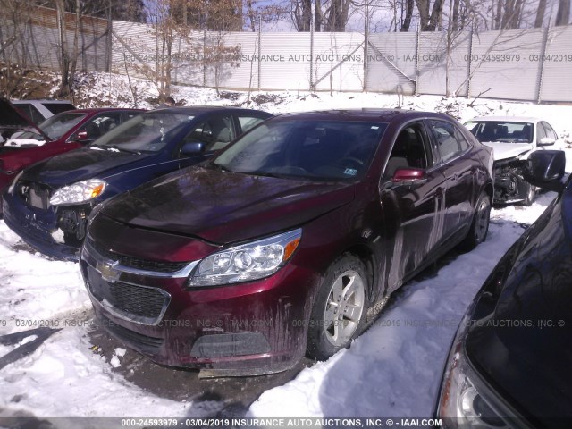 1G11C5SL4FF354196 - 2015 CHEVROLET MALIBU 1LT 红色 照片 2