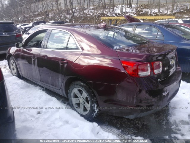 1G11C5SL4FF354196 - 2015 CHEVROLET MALIBU 1LT 红色 照片 3