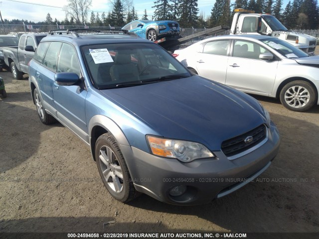 4S4BP86C074307364 - 2007 SUBARU LEGACY OUTBACK 3.0R LL BEAN BLUE photo 1