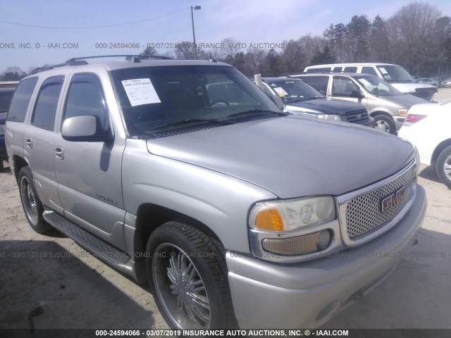 1GKEK63UX5J161589 - 2005 GMC YUKON DENALI SILVER photo 1