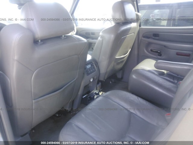 1GKEK63UX5J161589 - 2005 GMC YUKON DENALI SILVER photo 8