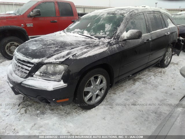 2A8GF78426R901553 - 2006 CHRYSLER PACIFICA LIMITED BLACK photo 2