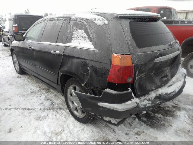 2A8GF78426R901553 - 2006 CHRYSLER PACIFICA LIMITED BLACK photo 3