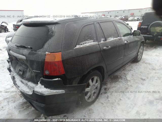 2A8GF78426R901553 - 2006 CHRYSLER PACIFICA LIMITED BLACK photo 4