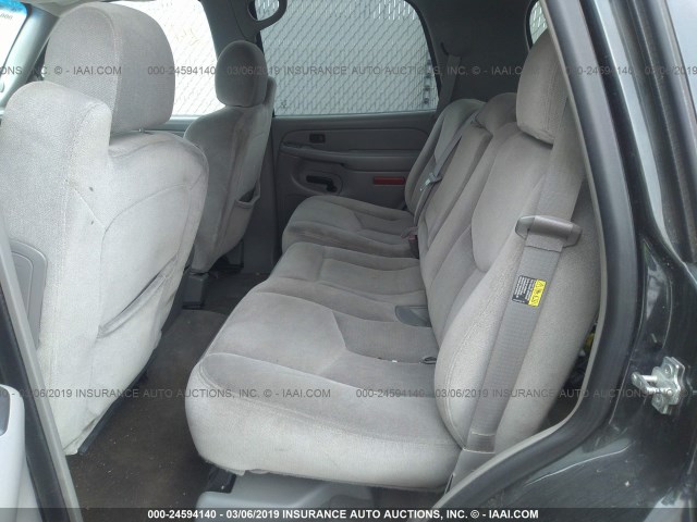 1GKEK13T75R115861 - 2005 GMC YUKON GRAY photo 8