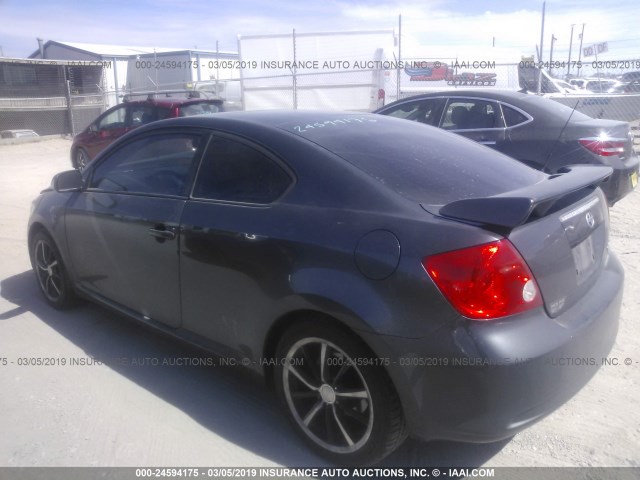 JTKDE167370206297 - 2007 TOYOTA SCION TC ნაცრისფერი ფოტო 3