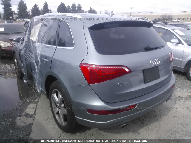 WA1LKAFP8AA064777 - 2010 AUDI Q5 PREMIUM PLUS GRAY photo 3